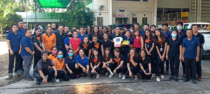 Sun Plus employee group photo.